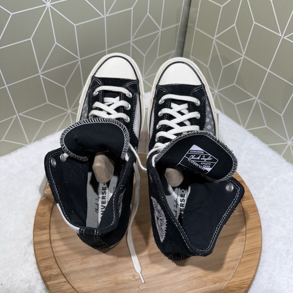 Converse Twisted Prep Patchwork High  166855C‎ Womens 8.5 - Picture 5 of 7
